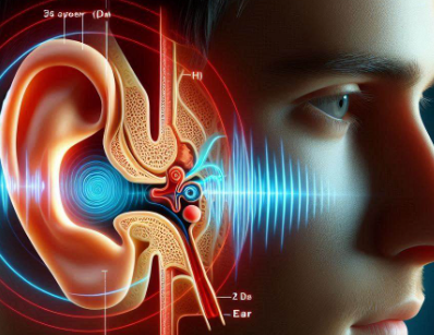 Basic of conductive hearing loss, sound is unable to enter the middle hear