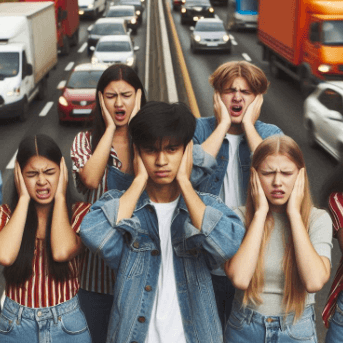 Teens get affected a lot with noise pollution