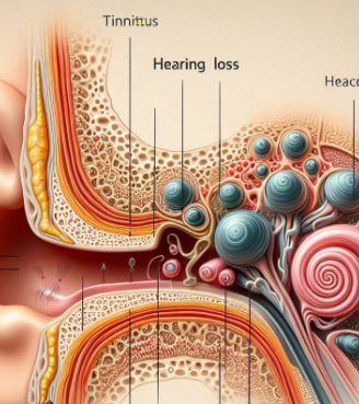 What is teh difference between hearing loss and tinnitus