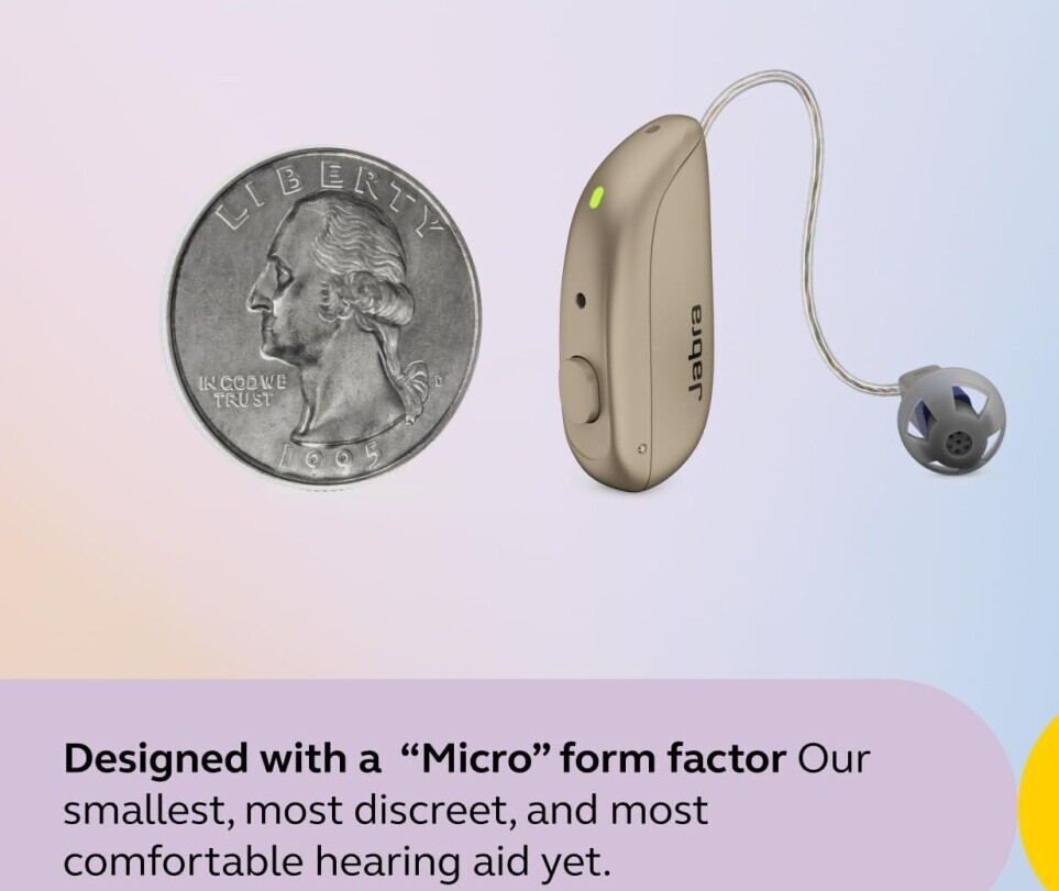 One of the features of the Jabra enhance select 500 OTC hearing aid is that it is designed with a 