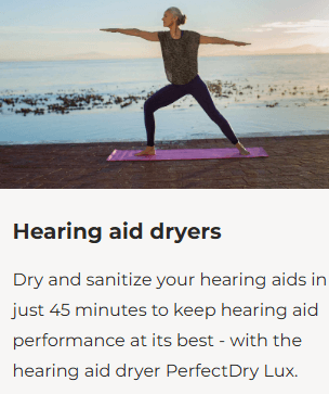 Widex hearing aid dryers