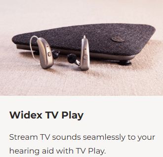 Widex TV play accessories