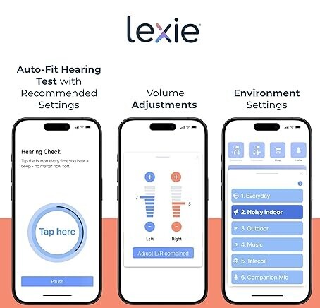 The Lexie Lument has diiferent sound adjustments that you can choose from 