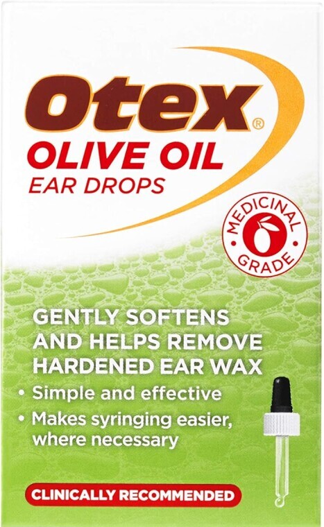 This is high quality olive oil that you can use to soften the ear wax